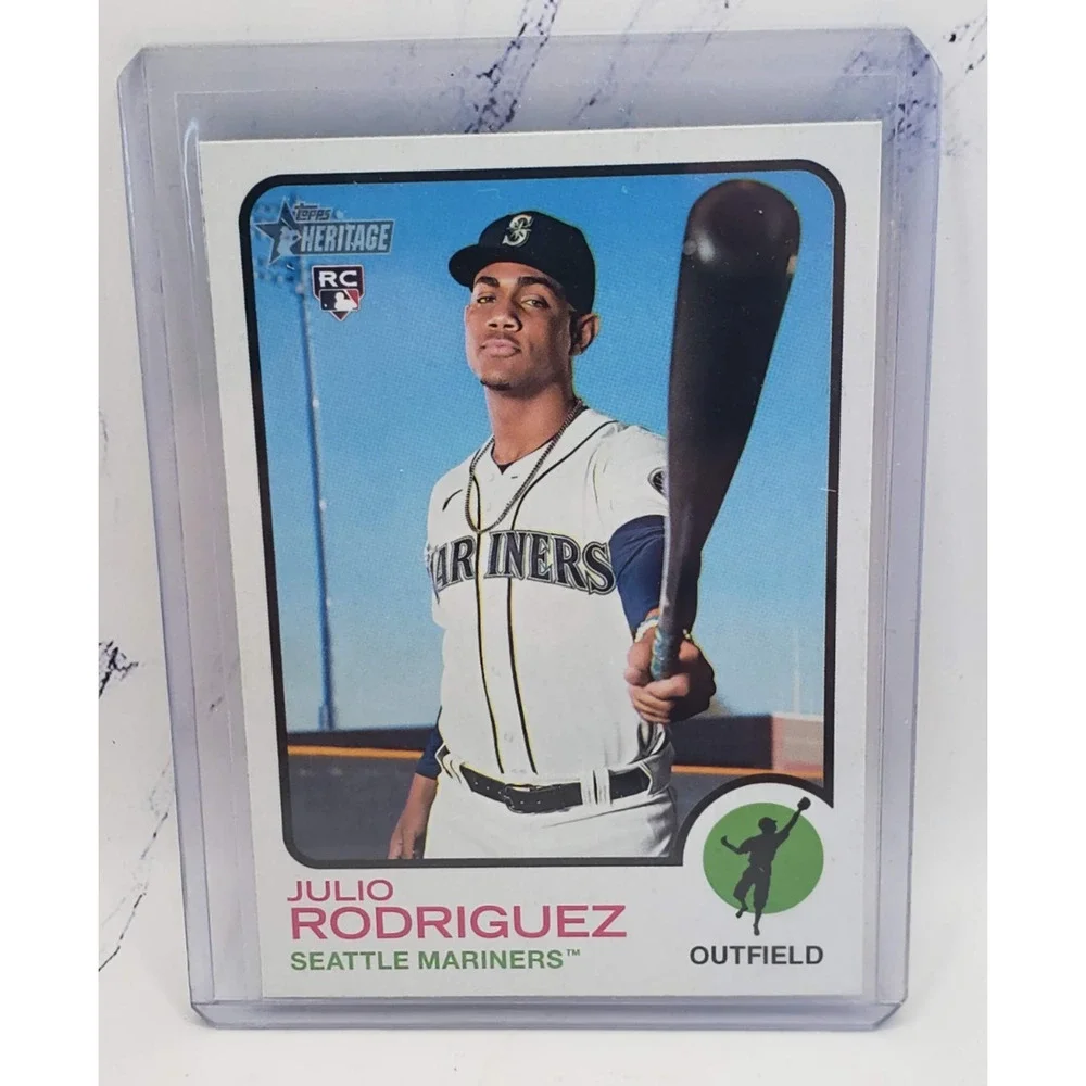 2022 Topps Heritage High Number Julio Rodriguez #700 Rookie